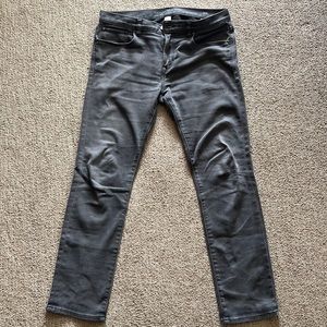 Banana Republic light Gray Traveler slim fit jeans 31x30